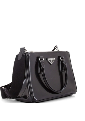 Prada Pre-Owned Galleria Double Zip Spazzolato Leather Small tote bag - Black