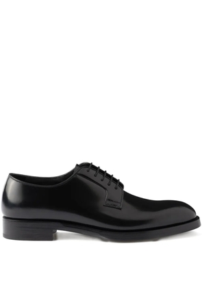 Prada leather lace-up shoes - Black