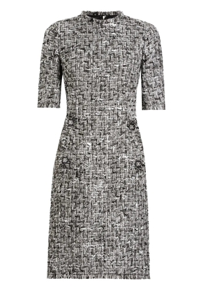Dolce & Gabbana tweed midi dress - Black