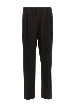 Cellar Door Ezio elastic-waistband trousers - Black