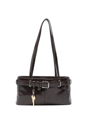 Osoi buckle detail shoulder bag - Brown