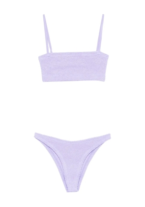 Hunza G Gigi square-neck bikini - Purple