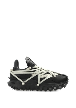 Moncler + Rick Owens laced studded sneakers - Black