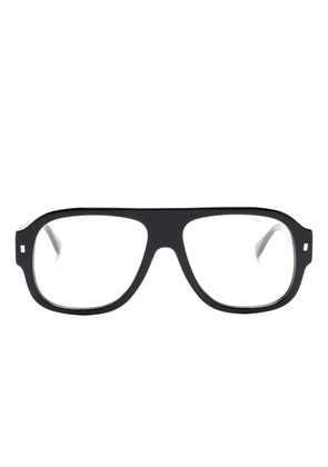 DSQUARED2 EYEWEAR Hype oversize-frame glasses - Black