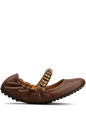 Tod's Dee ballerina shoes - Brown