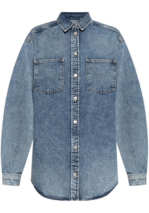 SAMSOE SAMSOE denim shirt - Blue