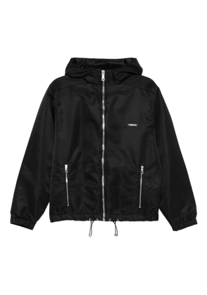 Coperni hooded zip-front jacket - Black
