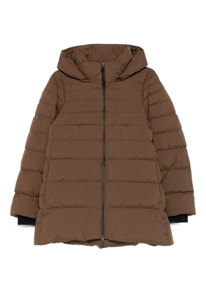 Herno hooded quilted jacket - Brown