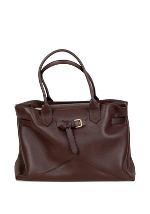 Ballantyne Kate buckle clutch bag - Brown