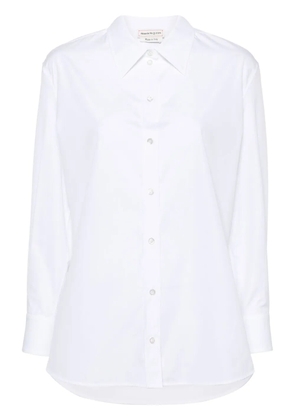 Alexander McQueen poplin cotton shirt - White