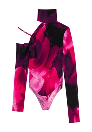 Versace Jeans Couture floral-print bodysuit - Pink