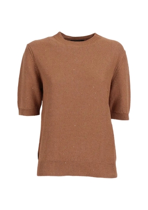 Fabiana Filippi short-sleeve T-shirt - Brown