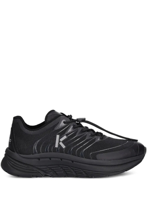 Kenzo logo lace-up sneakers - Black