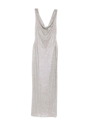 Giuseppe Di Morabito cowl-neck sequin dress - Silver