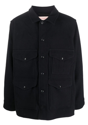Filson flap-pockets wool shirt jacket - Blue