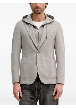 BOSS Hanry hooded blazer - Grey
