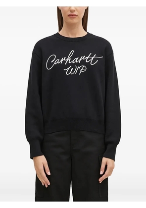 Carhartt WIP logo sweater - Black