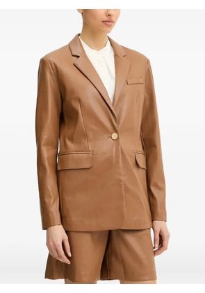 FRACOMINA notched-lapel blazer - Brown