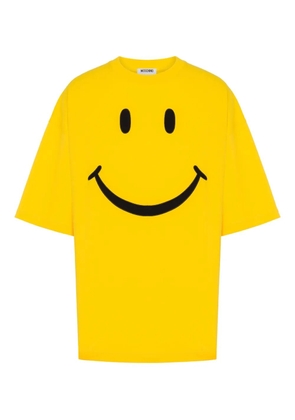 Moschino smiley-print t-shirt - Yellow