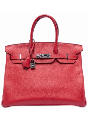 Hermès Pre-Owned 2013 Clemence Birkin Retourne 35 handbag - Red
