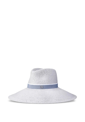 Maison Michel Anne ribbon-detailed hat - Blue