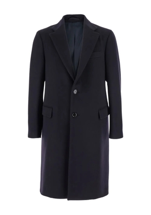 Lardini single-breasted wool coat - Blue