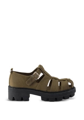 Prada strap buckled sandals - Green