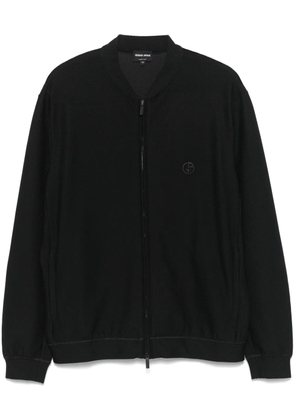 Giorgio Armani textured jacket - Black