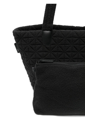 VeeCollective medium Vee quilted tote bag - Black