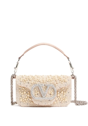 Valentino Garavani small Locò logo-embellished tote bag - Neutrals
