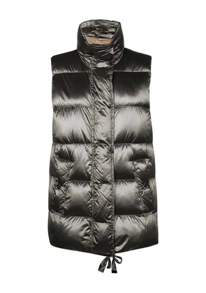 Max Mara high-neck quilted gilet - Grey