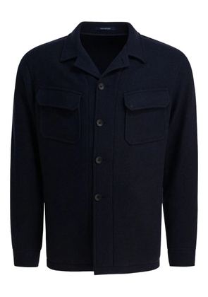 Tagliatore buttoned flap-pocket jacket - Blue