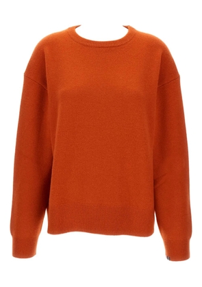 extreme cashmere ribbed crew-neck sweater - Orange