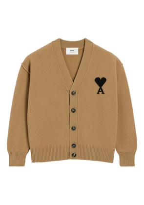AMI Paris Ami de Coeur cardigan - Brown