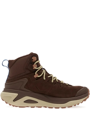 HOKA Kaha 3 gore-tex lace-up hiking boots - Brown