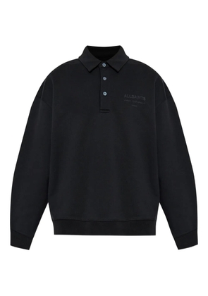 AllSaints XANDER collared polo shirt - Black