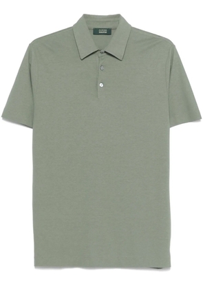 Zanone cotton polo shirt - Green