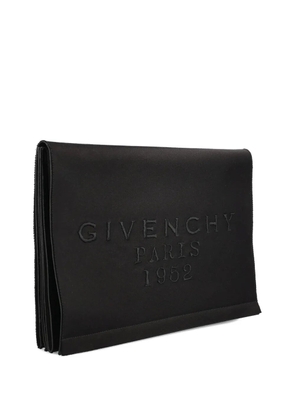 Givenchy Paris 1952 embroidered satin clutch - Black