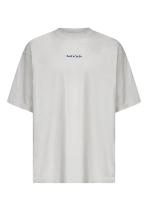 Balenciaga logo crew-neck T-shirt - Grey