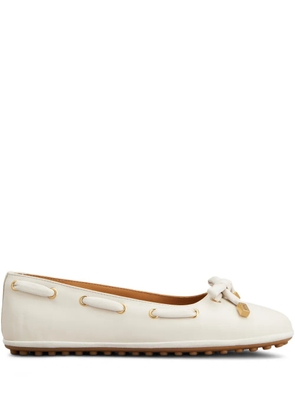Tod's bow-detail ballet flats - Neutrals