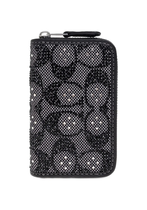 Coach logo-monogram studded wallet - Black