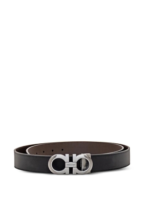 Ferragamo Gancini reversible belt - Black