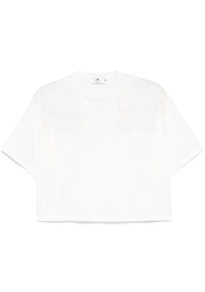 Elisabetta Franchi embroidered T-shirt - White