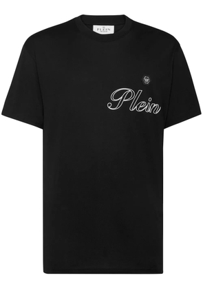 Philipp Plein logo-print cotton T-shirt - Black