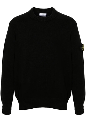 Stone Island Compass-badge sweater - Black
