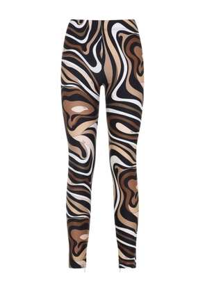 PUCCI swirl-pattern trousers - Black