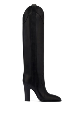 Paris Texas 100mm Lavinia heel boots - Black