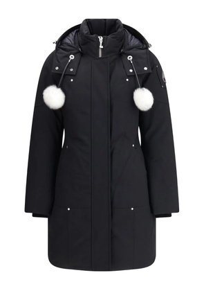 Moose Knuckles Stirling pompom hooded parka - Black