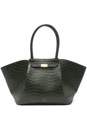 DeMellier The New York green leather tote bag