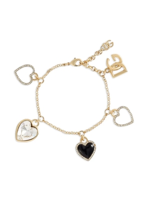 Dolce & Gabbana heart-charms bracelet - Gold
